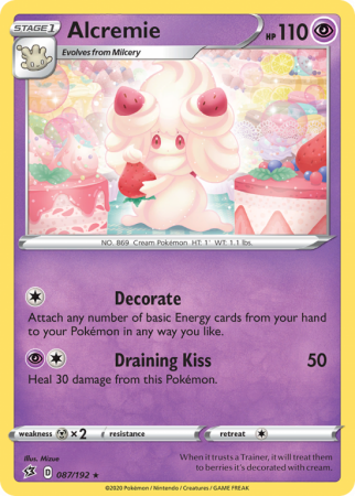 Alcremie 87/192 Sword & Shield Rebel Clash