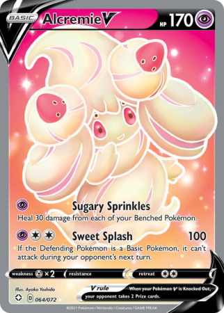 Alcremie V 64/72 Sword & Shield Shining Fates