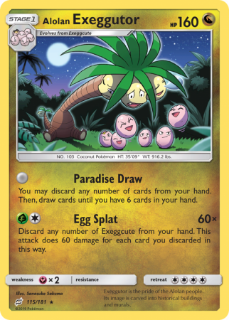 Alolan Exeggutor 115/181