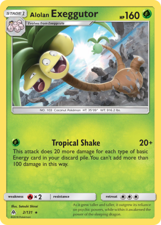 Alolan Exeggutor 2/131 Sun & Moon Forbidden Light