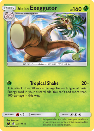 Alolan Exeggutor 2a/131 Sun & Moon Forbidden Light