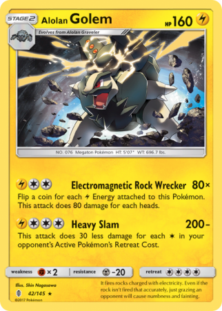 Alolan Golem 42/145
