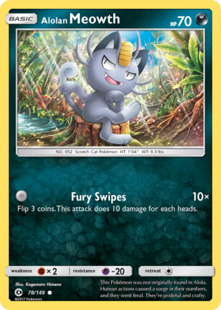 Alolan Meowth 78/149