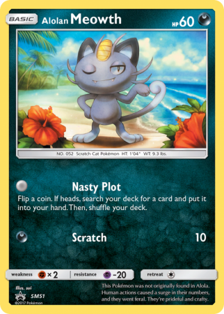 Alolan Meowth SM51/156