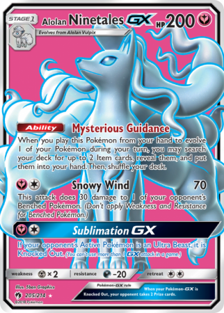 Alolan Ninetales-GX 205/214