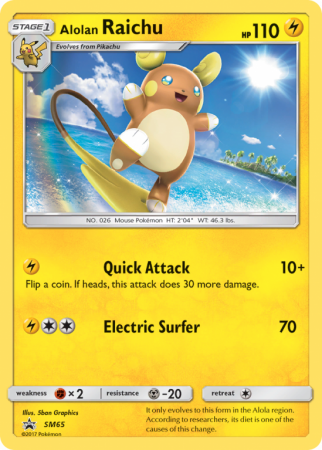 Alolan Raichu SM65/156