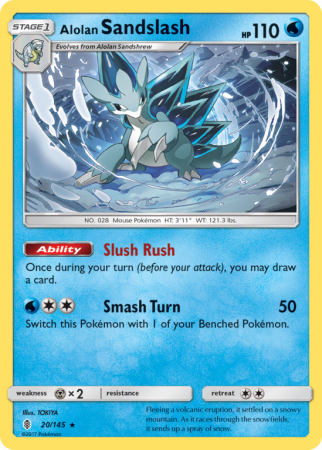 Alolan Sandslash 20/145 Sun & Moon Guardians Rising