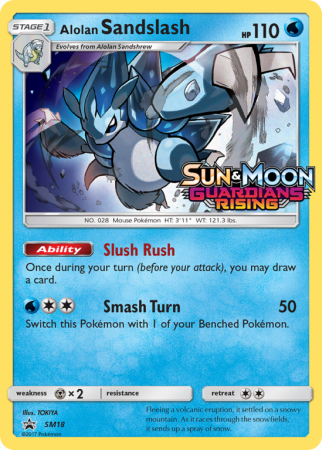 Alolan Sandslash SM18/156 Sun & Moon SM Black Star Promos