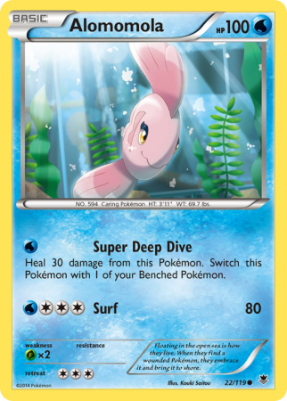 Alomomola 22/119 XY Phantom Forces