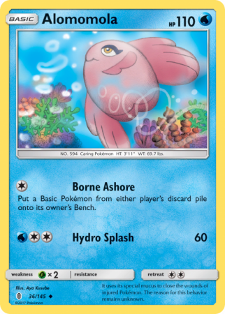 Alomomola 36/145 Sun & Moon Guardians Rising