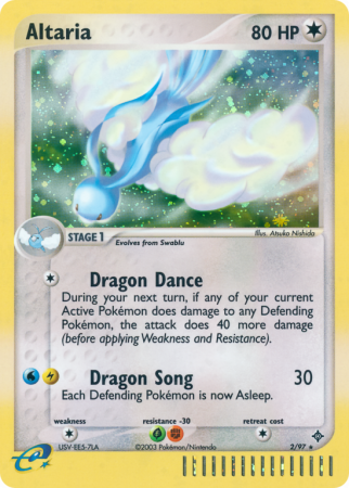 Altaria 2/97 EX Dragon