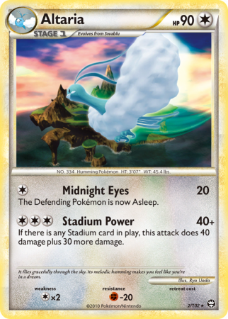 Altaria 2/102 HeartGold & SoulSilver HS—Triumphant