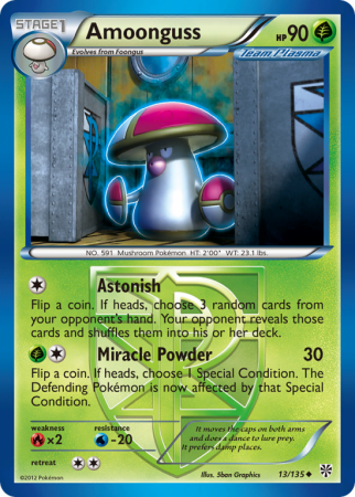 Amoonguss 13/135 Black & White Plasma Storm