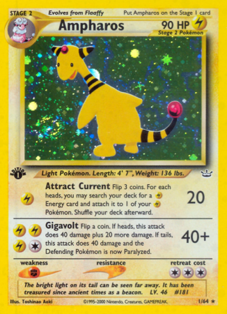 Ampharos 1/66 Neo Neo Revelation