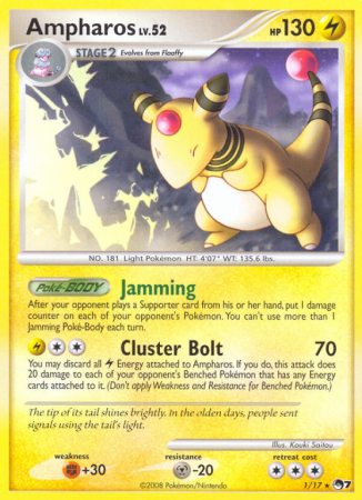 Ampharos 1/17 POP POP Series 7