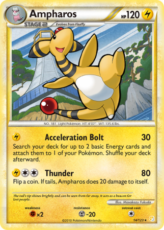 Ampharos 14/123 HeartGold & SoulSilver HeartGold & SoulSilver