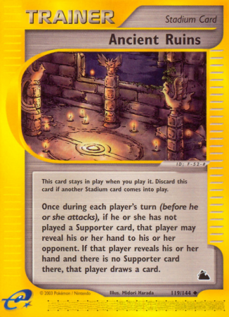 Ancient Ruins 119/182 E-Card Skyridge