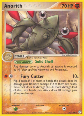 Anorith 26/108 EX Power Keepers