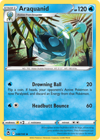 Araquanid 48/195 Sword & Shield Silver Tempest