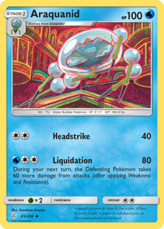 Araquanid 65/236 Sun & Moon Cosmic Eclipse