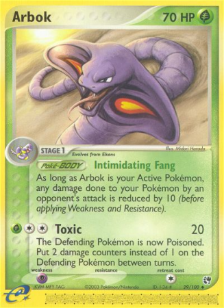 Arbok 29/100 EX Sandstorm