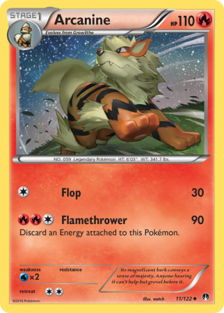 Arcanine 11/122 XY BREAKpoint