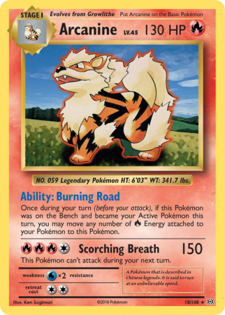 Arcanine 18/108
