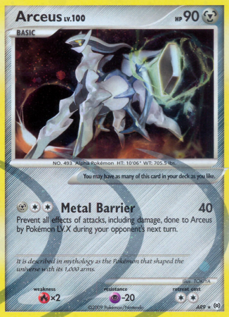 Arceus AR9/99 Platinum Arceus