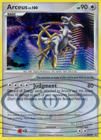 Arceus DP50/56 Diamond & Pearl DP Black Star Promos