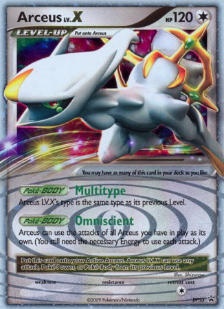 Arceus LV.X DP53/56 Diamond & Pearl DP Black Star Promos