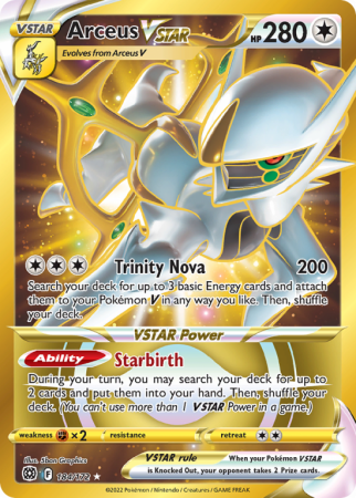 Arceus VSTAR 184/172 Sword & Shield Brilliant Stars