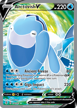 Arctovish V 176/203 Sword & Shield Evolving Skies