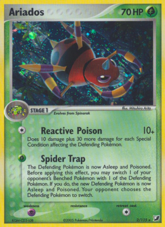 Ariados 2/115 EX Unseen Forces