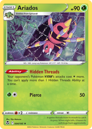 Ariados 4/195 Sword & Shield Silver Tempest