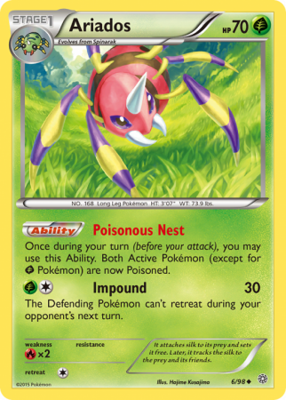 Ariados 6/98 XY Ancient Origins