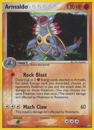 Armaldo 3/108 EX Power Keepers