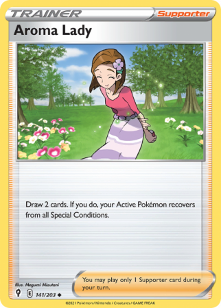 Aroma Lady 141/203 Sword & Shield Evolving Skies