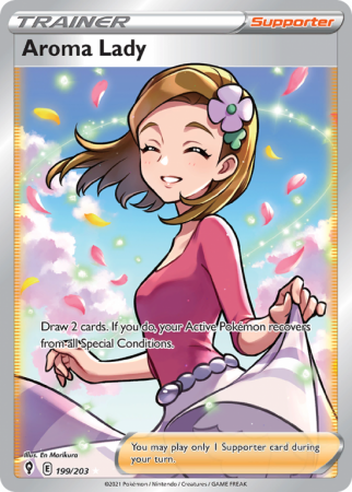 Aroma Lady 199/203 Sword & Shield Evolving Skies