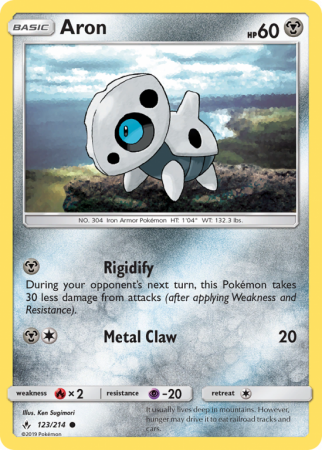 Aron 123/214 Sun & Moon Unbroken Bonds