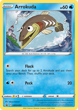 Arrokuda SWSH093/103 Sword & Shield SWSH Black Star Promos