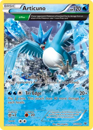 Articuno 17/108 XY Roaring Skies