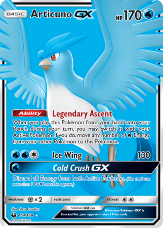 Articuno-GX 154/168 Sun & Moon Celestial Storm