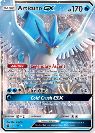 Articuno-GX 31/168
