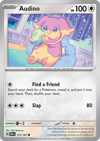 Audino 173/197 Scarlet & Violet Obsidian Flames