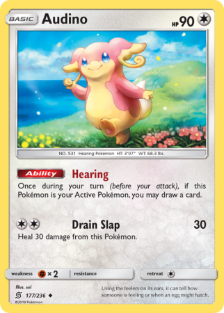 Audino 177/236 Sun & Moon Unified Minds