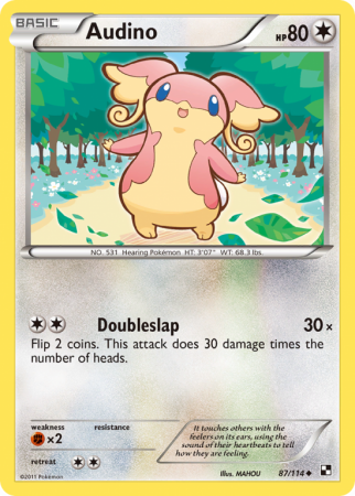 Audino 87/114 Black & White Black & White