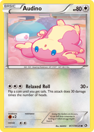 Audino RC17/113 Black & White Legendary Treasures