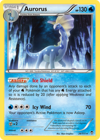 Aurorus 26/111 XY Furious Fists