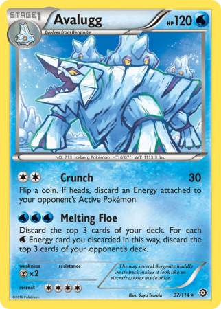 Avalugg 37/114 XY Steam Siege