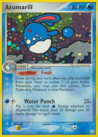 Azumarill 1/109 EX Team Rocket Returns